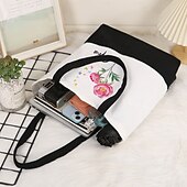 economico Regali personalizzati-borsa tote personalizzata con nome personalizzato e fiore di nascita, borsa a tracolla in tela personalizzabile per l&#039;uso quotidiano, regalo unico per amici e familiari