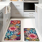 cheap Rugs &amp; Mats &amp; Carpets-Sunflower Series Long Kitchen Mat - Non-Slip, Stain-Resistant, Absorbent Rug for Entryway &amp; Home Use