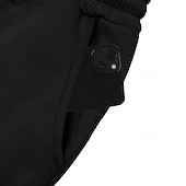 economico Carico-Per uomo Pantaloni sportivi Pantaloni da tuta Joggers Pantaloni da Tuta Cargo Tasca Elastico in vita Coulisse Semplice Comodità Sport all'Aperto Quotidiano Moda Casual Verde militare Nero