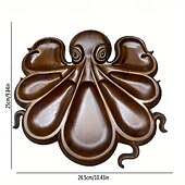 preiswerte Reisetaschen und Handgepäck-Oktopus-Wurstplatte, Oktopus-Design, Serviertablett aus Holz, neuartige Fleischsorten &amp;Käse-Brotbrett mit Obst-Ozean-Motiven, ideales Geschenk für Meeresfrüchte-Liebhaber