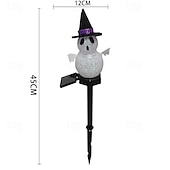 cheap Halloween Lights-Solar Power Halloween Pumpkin Garden Lamp Ghost Lights For Garden Yard All Saints&#039; Day Gravestone Garden Lawn Yard Patio Decorative Pathway Lights 1X 2X