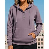 abordables Sudadera &amp; Sweatshirt-Mujer Sudadera con capucha Top para correr Correa Manga Larga Camiseta Ropa Deportiva Protección Solar Resistente al Viento Al Aire Libre Corriendo Yoga Ropa de deporte Ropa de Deporte Color sólido
