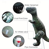 billige Utendørs aktivitet-utendørs lek vannleketøy spray vannaktig beite pvc stor dinosaur oppblåsbar vann til