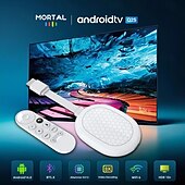 baratos Boxes de TV-Fábrica diretamente Android 14 Allwinner H313 TV Stick Mortal Q2S Dongle Suporte YouTube Google WiFi6 BT5.0 8K Controle Remoto de Voz TV Box