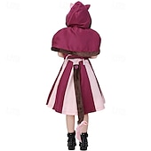 economico Costumi per bambine-Alice nel paese delle meraviglie Fiaba Gatto del Cheshire Vestito Costume Personaggi dei libri di fiabe Carino Cosplay di film for Ragazze Bambini Halloween Carnevale Giornata mondiale del libro