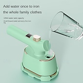 cheap Household Appliances-Digital Display Handheld Convenient Hanging Ironing Machine for Home Travel Dormitory Steam Hanging Ironing Machine Electric Ironing Machine