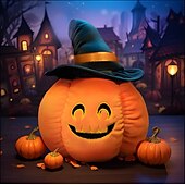 olcso Díszpárnahuzatok-1 db poliészter párnahuzat &amp;betét, halloween szabálytalan hagyományos klasszikus