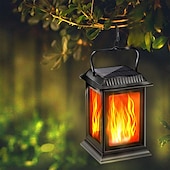 economico Halloween all&#039;Aperto-1 lanterna portatile con fiamma lampeggiante, impermeabile, per esterni, di Halloween e Natale, con 28 perline a LED, per cortile, giardino, terrazza, scale, festa, matrimonio, decorazione, luce,