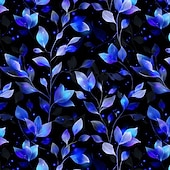cheap Ocean Print-Men's Leaf Neon Glow Shirt Button Up Shirt Long Sleeve Fashion Casual Holiday Streetwear Summer Spring Turndown 3D Print Collared Shirts Pink Blue Purple Green