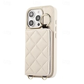 preiswerte Handyhülle für iPhone-Handy Hülle Handyhüllen Für iPhone 16 15 14 Pro Max Plus iPhone 16e iPhone 13 Pro Max Brieftaschenhülle Reisverschluss mit Trageriemen Ständer Retro TPU PU-Leder