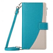 baratos Capa Samsung-telefone Capinha Para Samsung Galaxy S25 S25 Mais S25 Ultra S24 Ultra S24 Plus S24 S24 Ultra Plus A55 A35 A25 A15 5G Capa para Cartão Wallet Suporte para Alianças Proteção de corpo inteiro com cordão