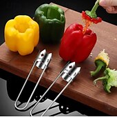 cheap Kitchen Utensils &amp; Gadgets-Multifunctional Fruit and Vegetable Core Remover with 304 Stainless Steel for Kitchen, Apple and Pear Corer, Home Use Hole Puncher for Removing Fruit Cores and Seeds