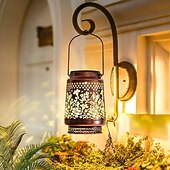 economico Luci paesaggistiche-1 lanterna di proiezione in metallo a forma di farfalla solare impermeabile per esterni, cortile, giardino, sentiero, prato, terrazza, luce decorativa