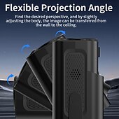 abordables Proyectores-2025 nuevo y1s mini proyector lcd de alta definición adecuado para cine en casa y campamentos al aire libre control remoto inalámbrico reproducción de la misma pantalla en teléfonos móviles con