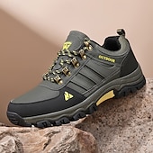 頑丈なトレッドを備えたメンズアウトドアハイキングシューズ、ウォーキング、キャンプ、荒野の旅行に最適な通気性のあるトレイルスニーカー お買い得  メンズスニーカー-頑丈なトレッドを備えたメンズアウトドアハイキングシューズ、ウォーキング、キャンプ、荒野の旅行に最適な通気性のあるトレイルスニーカー