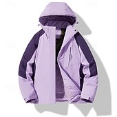 abordables Chaquetas impermeables-Mujer Chaqueta Softshell Chaqueta para senderismo Chaqueta térmica Al aire libre Impermeable Resistente al Viento Trajes de senderismo Ropa de senderismo Invierno Otoño Camiseta Camping / Senderismo