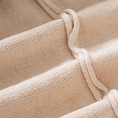 preiswerte Herrenpullover-Herren Pullover Pullover mit Viertelreißverschluss Strickpullover Zopfmuster Stricken Normale Oberteile Gestrickt Einfach Viertelreißverschluss Mode Lässig Urlaub Alltagskleidung Bekleidung Herbst