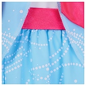 preiswerte Damenkostüme-Märchen Die Geschichte vom gläsernen Pantoffel Gute Fee Kleid Cosplay Kostüm Umhang Märchenfiguren Cosplay for Damen Erwachsene Halloween Karneval Leistung Pädagogisches Ankleiden Verkleidung für