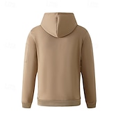 economico Felpa Tattica-Per uomo Felpa con cappuccio Felpa con cappuccio e zip corta Felpa con cappuccio in pile Felpa con cappuccio tattica Nero Blu marino Cachi Grigio chiaro Grigio scuro Con Cappuccio Semplice Tasca