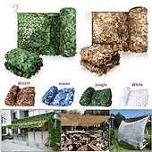 cheap Camping Equipment-1pc Camouflage Netting Universal Fit Woven Oxford Cloth Greenery Green for Hillside Greening Sun Shade Christmas &amp; Munich Beer Festival Decor 1pc