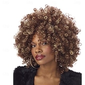 Foxy Fro Wig for Women – Fine Synthetic Afro Hair, Ideal for Halloween, 70s Style Cosplay & Themed Events3