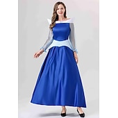 levne Dámské Kostýmy-Spící kráska Pohádka Princeznovské Popelka Šaty Cosplay kostým Plesové šaty Postavy z pohádek cosplay Filmové kostýmy for Dámské Dospělé předvečer Všech svatých Karneval Světový den knihy Výkon