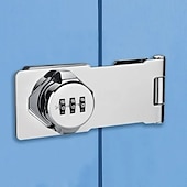 Недорогие Улучшение положения семей-Противоугонные замки для шкафов с паролем, дверные замки для шкафов, ящиков, обувных шкафов, раздвижных двустворчатых шкафов, надежные кодовые замки для безопасности дома