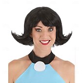 Women's Flintstones Adult Betty Rubble Wig Halloween Cosplay Party Wigs4