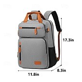 abordables Sacs à dos de Collège-Sac à dos bleu pour ordinateur portable avec port USB – Sac de voyage et d&#039;école à compartiments multiples avec accents en cuir et poche pour bouteille d&#039;eau