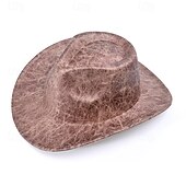 levne Klobouk Fedora-Pánské Sluneční klobouk Párty Čapka Divoký klobouk Černá Khaki Polyester Vinobraní Módní Na běžné nošení ulice Denní Pevná barva Proti sluci Prodyšné