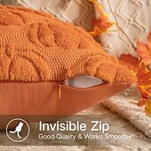 economico Cuscini, inserti e coperture-1 federa per cuscino di Halloween, motivo zucca del Ringraziamento, con cerniera quadrata, classica e tradizionale.