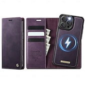 cheap iPhone Cases-Phone Case For iPhone 16 iPhone 15 iPhone 14 13 12 11 Pro Max Plus Flip Cover Detachable Magnetic Support Wireless Charging TPU PU Leather