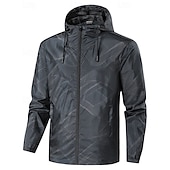 abordables Chaquetas impermeables-Hombre Chaqueta para senderismo Chaqueta rígida Al aire libre Impermeable Resistente al Viento Trajes de senderismo Ropa de senderismo Primavera Otoño Camiseta Caza Camping / Senderismo