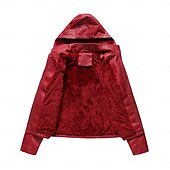 levne aktivní bunda-Dámské Deri Ceketler Fleecová bunda Pohodlné Kapsy Celý zip Podšité fleecem Módní Pouliční styl Bez vzoru Venkovní Běžné / Denní Standardní Kapuce Běžný Dlouhý rukáv Svrchní oděvy Žlutá Světlá růžov