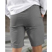 preiswerte Arbeitsshorts-Herren Schicke Shorts Burmuda Shorts Arbeitsshorts Tasche Einfach Komfort Atmungsaktiv Kurz Outdoor Geschäft Mode Lässig Schwarz Blau