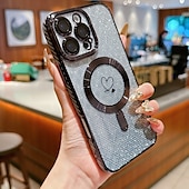 olcso iPhone-tokok-telefon Ügy Kompatibilitás iPhone 16 15 14 Pro Max Plus iPhone 16e iPhone 13 Pro Max Fekete tok zsinórral Vezeték nélküli töltés támogatása Nem sárgul Színátmenet Szénrost