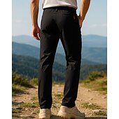 preiswerte Unterteile-Herren Wanderhosen Regenhose zum Wandern Softshellhosen Außen Normale Passform Wasserdicht Winddicht Unterteile Schwarz Camping / Wandern Laufen S M L XL XXL