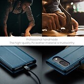 Недорогие Другие чехлы для телефонов-телефон Кейс для Назначение Google Pixel 9 ProXL Pixel 8 Пиксель 9 Откидная крышка Полная защита тела Откидная подножка Разъем для карты ТПУ Кожа PU