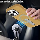 cheap iPhone Cases-Phone Case For iPhone 16 iPhone 16 Pro iPhone 16 Pro Max iPhone 15 iPhone 15 Pro Max Back Cover with Stand Holder Magnetic Shockproof Retro TPU PU Leather