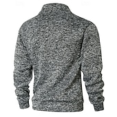 levne Základní mikiny_-Pánské Mikina Celorozepínací mikina Černá Armádní zelená Námořnická modř Světle šedá Tmavě šedá Stojáček Bez vzoru Kapsy Sporty a outdoor Denní Dovolená Polyester Šik ven Základní Na běžné nošení