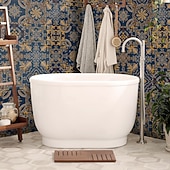 お買い得  ウォールステッカー-24枚のモロッコ風タイルステッカー、厚手のクリスタルフィルムPVC壁用デカール、防水 &amp;耐油性、取り外し可能なレトロなタイル壁装飾、バスルーム、キッチン、ヴィンテージホーム