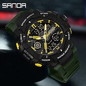 abordables Relojes digitales-SANDA Mujer Hombre Reloj Digital Al Aire Libre Deportes Moda Reloj Casual Luminoso Calendario Fecha Semana IMPERMEABLE Silicona Reloj