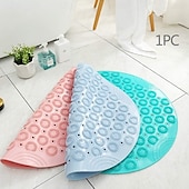 cheap Anti-slip Bath Tub Mat-Shower Mat, Round Shower Stall Mat, PVC Bathtub Mat, Non Slip Bath Mat with Suction Cups and Drain Holes, Machine Washable for Bathroom Bathtub Swimming Pool
