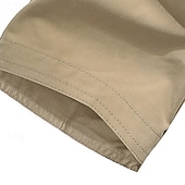 preiswerte Cargohosen-Herren Cargo-Hosen Hose Knöpfe Mehrere Taschen Einfach tragbar Outdoor Täglich Campen und Wandern Mode Klassisch Schwarz Khaki