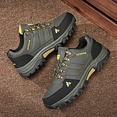 頑丈なトレッドを備えたメンズアウトドアハイキングシューズ、ウォーキング、キャンプ、荒野の旅行に最適な通気性のあるトレイルスニーカー お買い得  メンズスニーカー-頑丈なトレッドを備えたメンズアウトドアハイキングシューズ、ウォーキング、キャンプ、荒野の旅行に最適な通気性のあるトレイルスニーカー