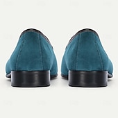 Χαμηλού Κόστους Δερμάτινα Loafers Premium-Ανδρικά Σουέντ Δερμάτινα Μοκασίνια σε Τυπικό Σχέδιο με Ελάχιστο Λουράκι για Καθημερινές Μετακινήσεις Επιχειρηματικό Ντύσιμο και Εξόδους το Σαββατοκύριακο