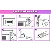 abordables Lampes encastrées led-Bande lumineuse LED pour téléviseur, rétroéclairage LED de 5 m, pour téléviseur de 45 à 75 pouces, synchronisation musicale avec fonction Bluetooth - Bande lumineuse RVB à changement de couleur pour