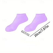 olcso Személyes ápolás és egészség-2 pár hidratáló gél zokni repedezett sarokra, szilikon lábápoló zokni száraz lábra, nyugtató spa zokni sarokjavításhoz, masszázs- és pedikűreszközök, nagyszerű ajándékötlet