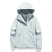 abordables Chaquetas impermeables-Mujer Chaqueta Softshell Chaqueta para senderismo Chaqueta térmica Al aire libre Impermeable Resistente al Viento Trajes de senderismo Ropa de senderismo Invierno Otoño Camiseta Camping / Senderismo