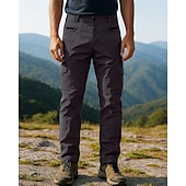 preiswerte Unterteile-Herren Cargohosen Wanderhosen Außen Normale Passform Wasserdicht Winddicht Leicht Unterteile Tasche Schwarz Grün Baumwolle Camping / Wandern Laufen S M L XL XXL